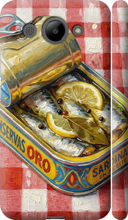 3D пластиковый матовый чехол 'Vintage Sardine Tin Phone' для Huawei Y3 2017 изображение 7
