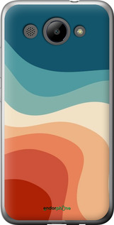 2D пластиковий чехол У стилі ретро з хвилями для Huawei Y3 2017 - 6531t-991 изображение 