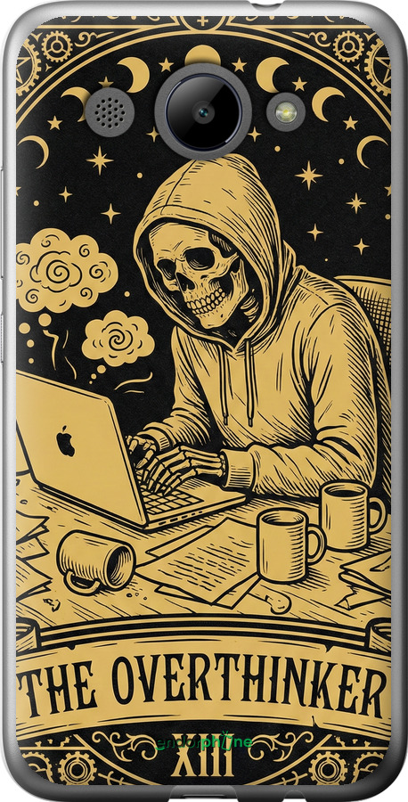 2D пластиковый чехол The Overthinker для Huawei Y3 2017 - 6774t-991 изображение 