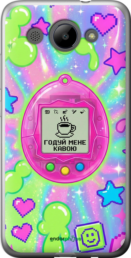 2D пластиковий чехол Y2K Aesthetic Retro Pet: Годуй мене кавою для Huawei Y3 2017 - 6784t-991 изображение 