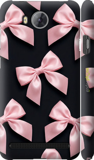 3D пластиковый матовый чехол 'Coquette Ribbons Dark Coquette' для Huawei Y3II / Y3 2 изображение 4