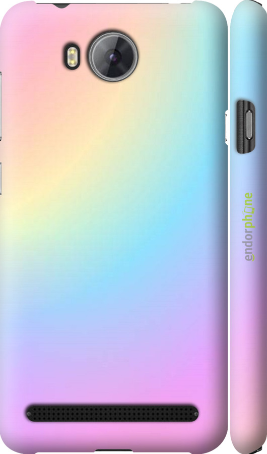 

3D пластиковий матовий чохол "Веселка 2" для Huawei Y3II / Y3 2, Рожевий