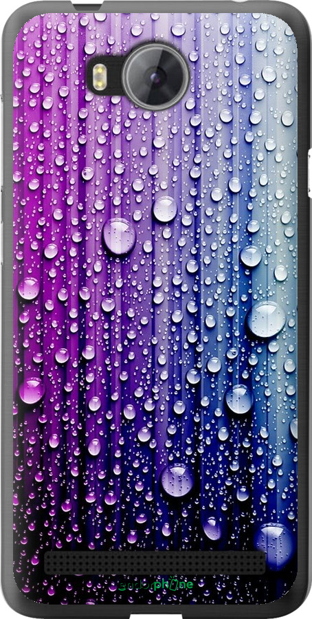 

Силіконовий чохол "Краплини води" для Huawei Y3II / Y3 2, Синій