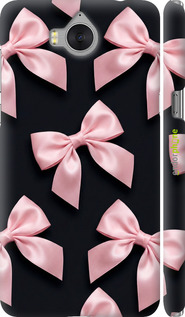 3D пластиковый матовый чехол Coquette Ribbons Dark Coquette для Huawei Y5 2017 - 6767m-992 изображение 