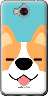 Силіконовий чехол Корги для Huawei Y5 2017 - 6280u-992 изображение 