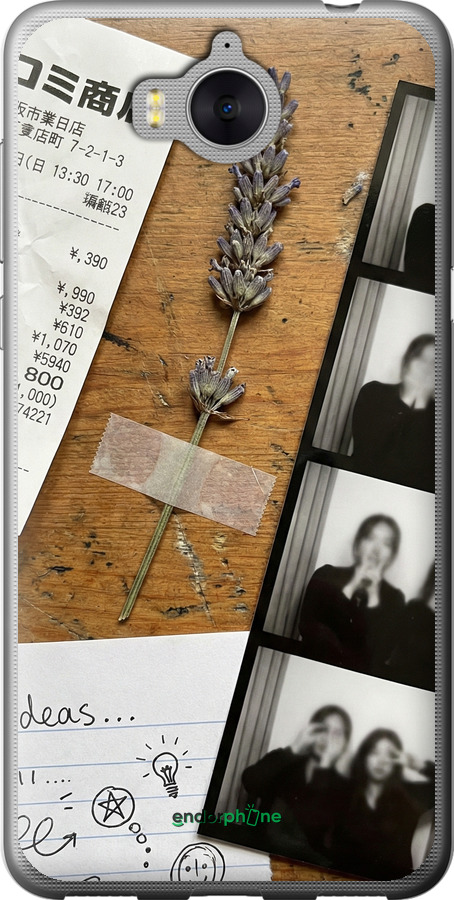 2D пластиковий чехол Aesthetic Scrapbook Collage для Huawei Y5 2017 - 6773t-992 изображение 