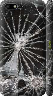 3D пластиковый матовый чехол Glass для Huawei Y5 2018 - 6608m-1500 изображение 