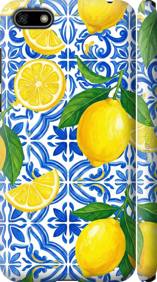 3D пластиковый матовый чехол Grocery Girl Italian Summer для Huawei Honor 7A - 6766m-1805 изображение 