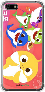 Силикон с усиленными углами чехол Бейби Шаркс для Huawei Y5 2018 - 6305sp-1500 изображение 