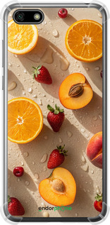 Силикон с усиленными углами чехол Фрукты 3 для Huawei Honor 7A - 6703sp-1805 изображение 