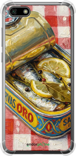 Силіконовий протиударний с посиленими кутами чехол Vintage Sardine Tin Phone для Huawei Y5 2018 - 6772sp-1500 изображение 