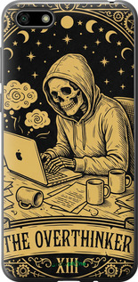 2D пластиковый чехол 'The Overthinker' для Huawei Y5 2018 изображение 3