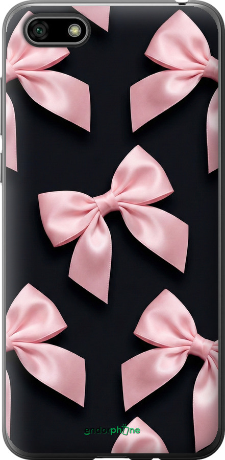 Силіконовий чехол Coquette Ribbons Dark Coquette для Huawei Y5 2018 - 6767u-1500 изображение 