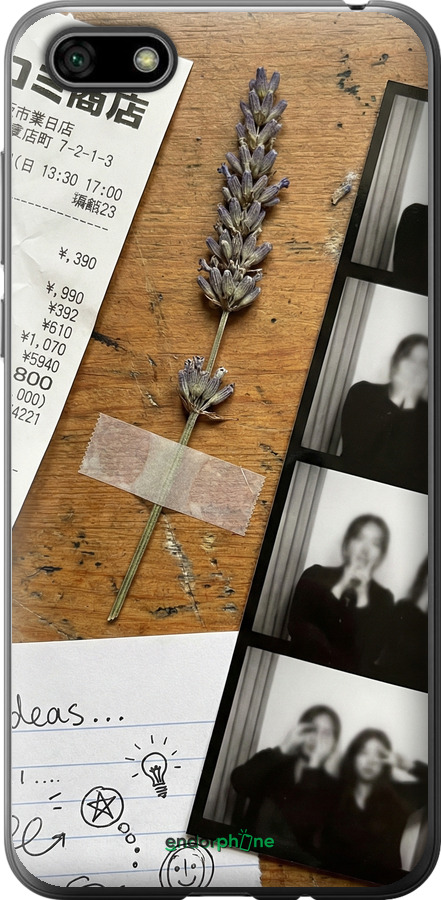 2D пластиковий чехол Aesthetic Scrapbook Collage для Huawei Y5 2018 - 6773t-1500 изображение 