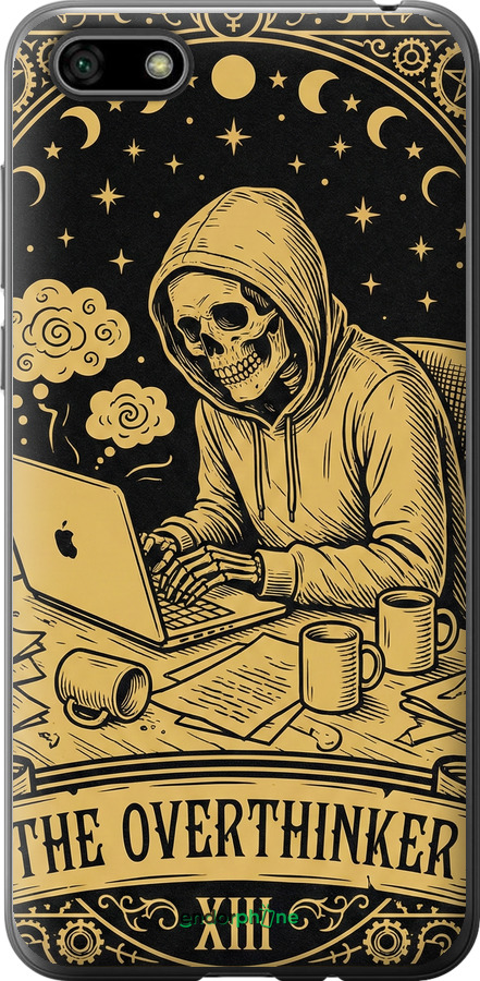 2D пластиковый чехол The Overthinker для Huawei Y5 2018 - 6774t-1500 изображение 