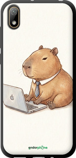 TPU чехол Funny Capybara CEO Working для Huawei Y5 2019 - 6777b-1695 изображение 