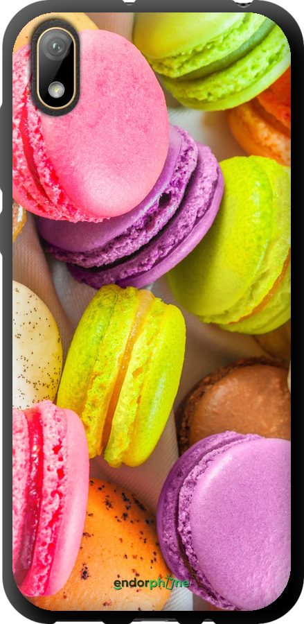 

Coque du TPU noir "Macarons" pour Huawei Y5 2019, Jaune