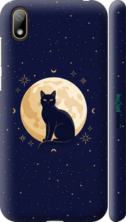 3D пластиковый матовый чехол 'Cute Cat Celestial/Witchy' для Huawei Y5 2019 изображение 5