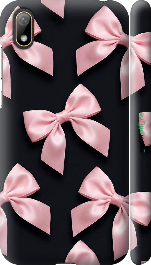 3D пластиковый матовый чехол Coquette Ribbons Dark Coquette для Huawei Y5 2019 - 6767m-1695 изображение 