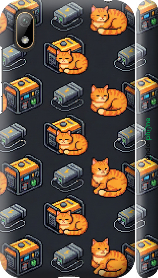 3D пластиковый матовый чехол Autonomous Zone для Huawei Y5 2019 - 6771m-1695 изображение 