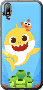 2D пластиковий чехол Бейби Шарк для Huawei Y5 2019 - 6303t-1695 изображение 