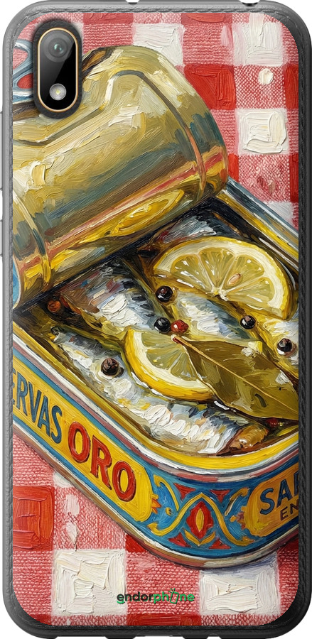 Силіконовий чехол Vintage Sardine Tin Phone для Huawei Y5 2019 - 6772u-1695 изображение 