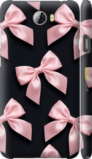 3D пластиковый матовый чехол 'Coquette Ribbons Dark Coquette' для Huawei Y5 II изображение 1