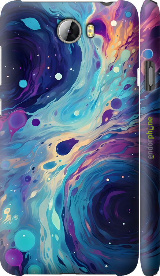 3D пластиковый матовый чехол Арт акварель для Huawei Y5 II - 6329m-496 изображение 