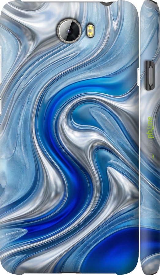3D пластиковий матовий чехол Liquid Chrome для Huawei Y5 II - 6781m-496 изображение 