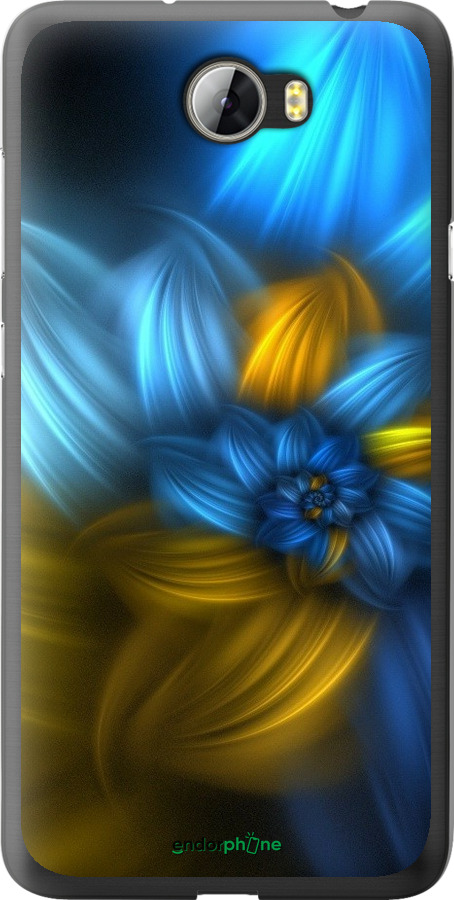 

Силіконовий чохол "Візерунок 46" для Huawei Y5 II, Синій