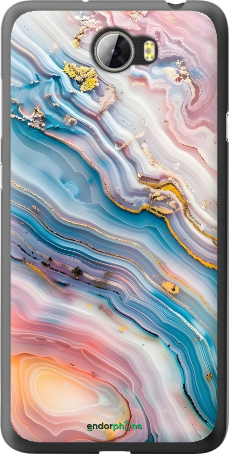 2D пластиковый чехол Мрамор красивый для Huawei Y5 II - 6376t-496 изображение 