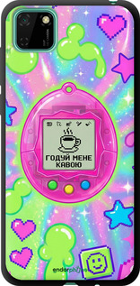 TPU чехол Y2K Aesthetic Retro Pet: Годуй мене кавою для Huawei Y5p - 6784b-1936 изображение 