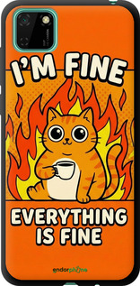 TPU чехол 'Funny Cat' для Huawei Y5p изображение 5