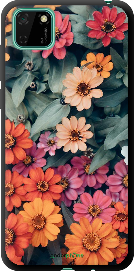 TPU чехол Beauty flowers для Huawei Y5p - 4050b-1936 изображение 