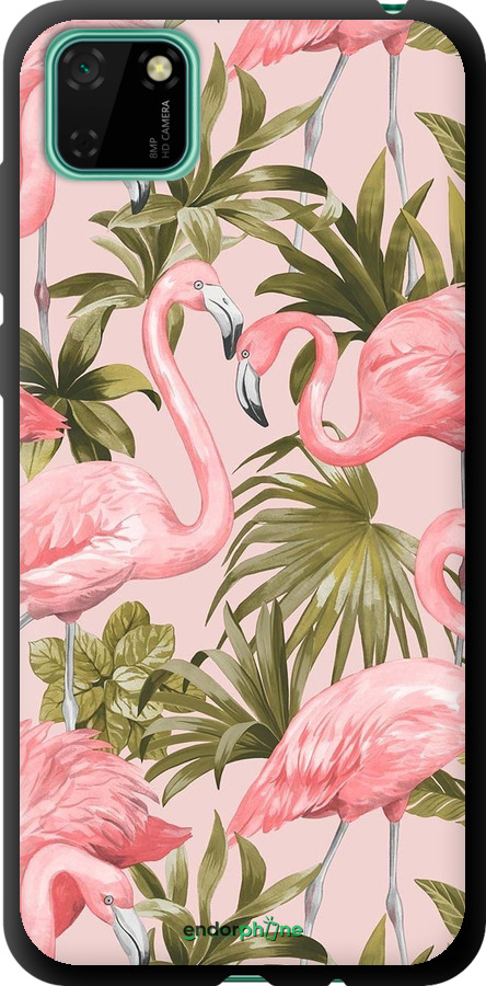 TPU чехол фламинго 2 для Huawei Y5p - 4360b-1936 изображение 