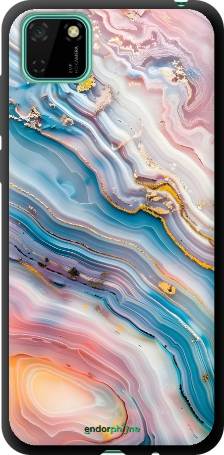 TPU чехол Мрамор красивый для Huawei Y5p - 6376b-1936 изображение 