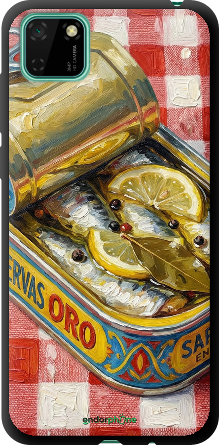TPU чехол Vintage Sardine Tin Phone для Huawei Y5p - 6772b-1936 изображение 