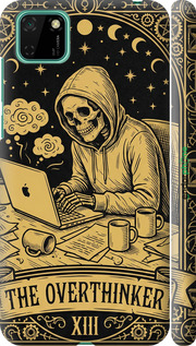 3D пластиковый матовый чехол The Overthinker для Huawei Y5p - 6774m-1936 изображение 