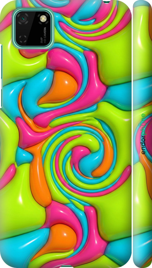 3D пластиковый матовый чехол Y2K Jelly Dream для Huawei Y5p - 6780m-1936 изображение 