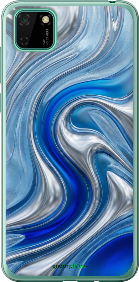 2D пластиковий чехол Liquid Chrome для Huawei Y5p - 6781t-1936 изображение 