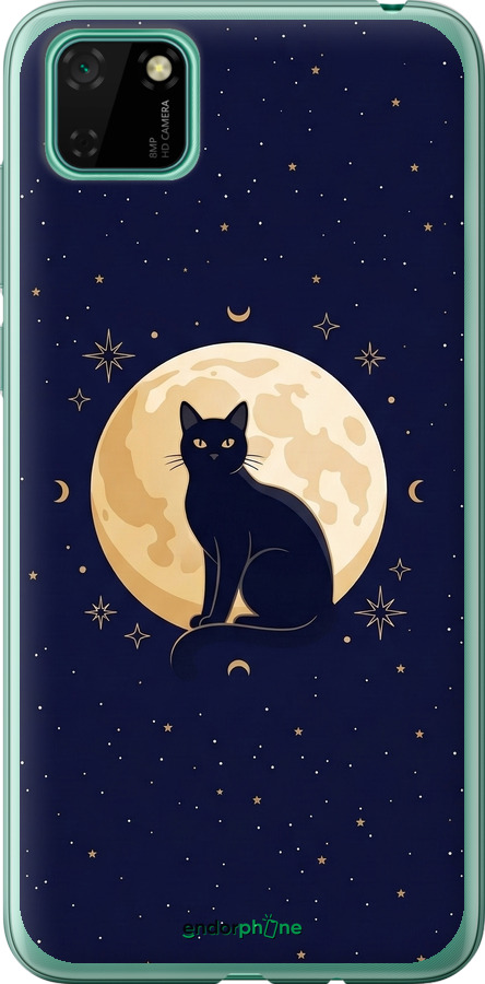 2D пластиковый чехол Cute Cat Celestial/Witchy для Huawei Y5p - 6787t-1936 изображение 