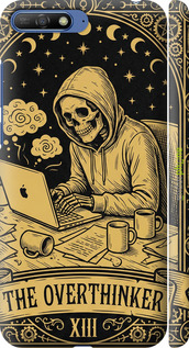 3D пластиковий матовий чехол The Overthinker для Huawei Y6 2018 - 6774m-1637 изображение 