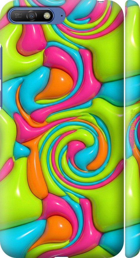 3D пластиковый матовый чехол Y2K Jelly Dream для Huawei Y6 2018 - 6780m-1637 изображение 