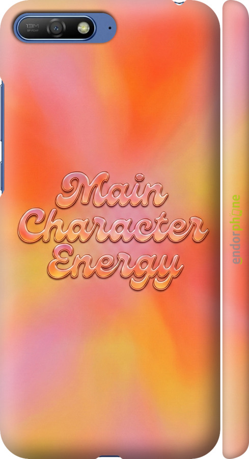 3D пластиковый матовый чехол Aura Gradient Main Character Energy Aesthetic Y2K для Huawei Y6 2018 - 6783m-1637 изображение 