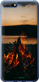 2D пластиковый чехол Огонь для Huawei Y6 2018 - 6021t-1637 изображение 