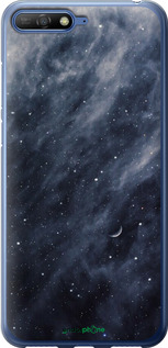 2D пластиковый чехол Голубые облака, Голубая луна для Huawei Y6 2018 - 6398t-1637 изображение 