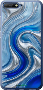 2D пластиковый чехол Liquid Chrome для Huawei Y6 2018 - 6781t-1637 изображение 