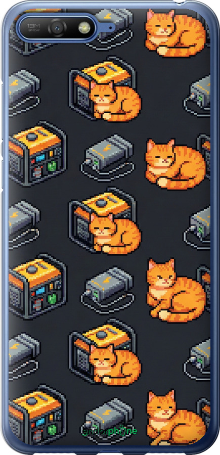 2D пластиковый чехол Autonomous Zone для Huawei Y6 2018 - 6771t-1637 изображение 