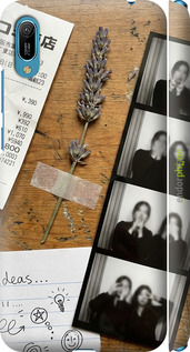 3D пластиковый матовый чехол Aesthetic Scrapbook Collage для Huawei Y6 2019 - 6773m-1666 изображение 