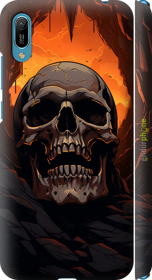 3D пластиковий матовий чехол Черв пещері для Huawei Y6 2019 - 5959m-1666 изображение 